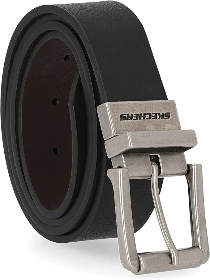 Skechers Men's Reversible Leather Belt