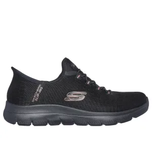 Skechers Slip-ins®: Summits – Classy Night Women's Black Sparkle Mesh Trainers