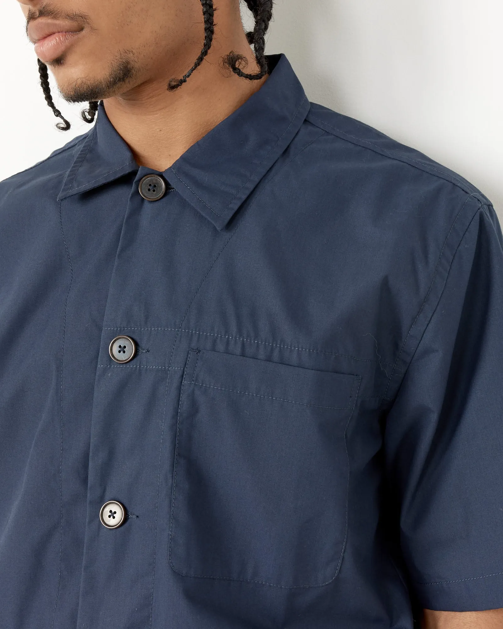 Tech Overshirt in Navy