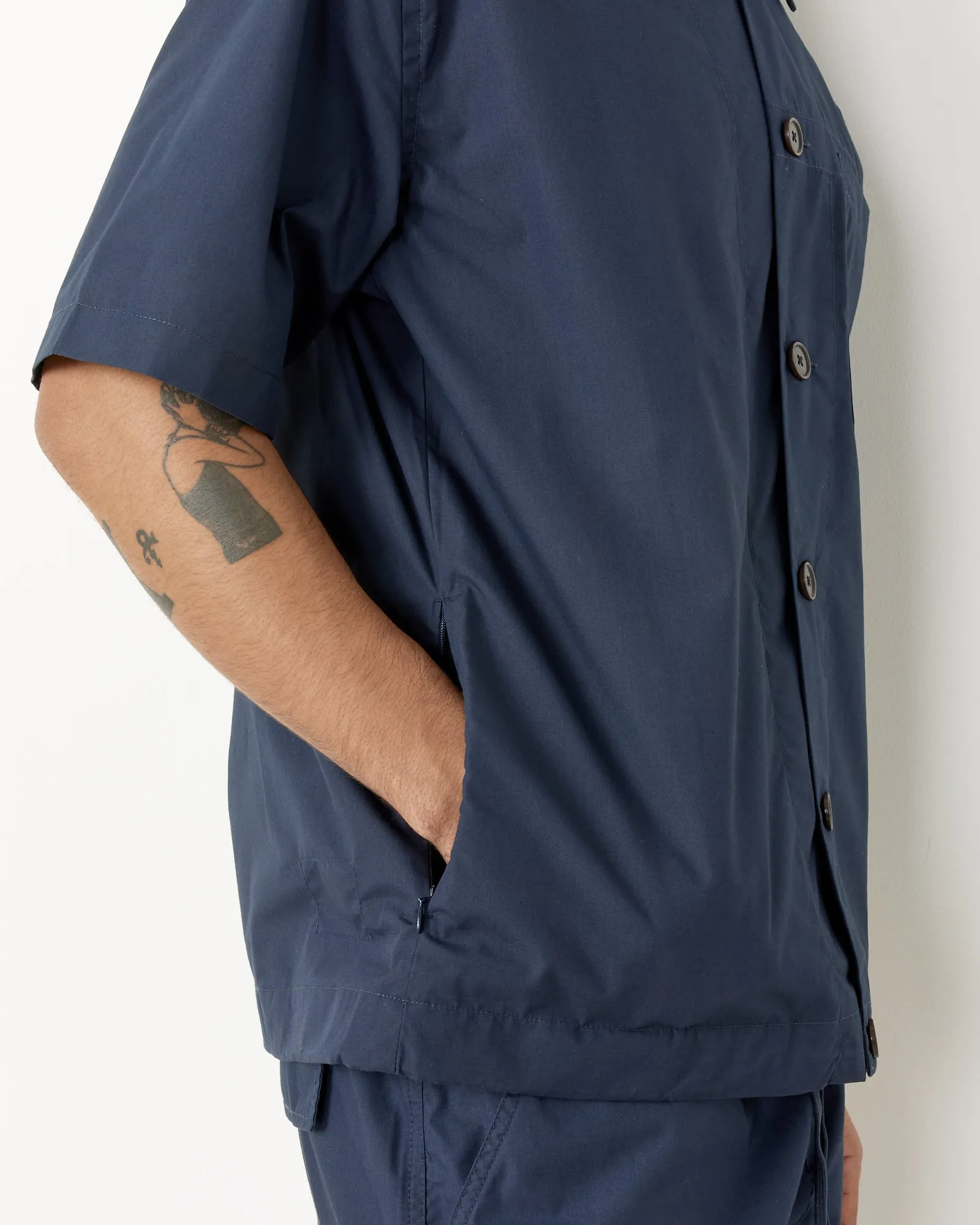 Tech Overshirt in Navy