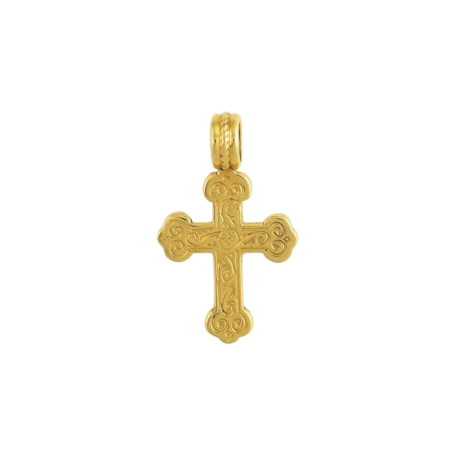 Trifolium Chanter Greek Orthodox Gold Cross