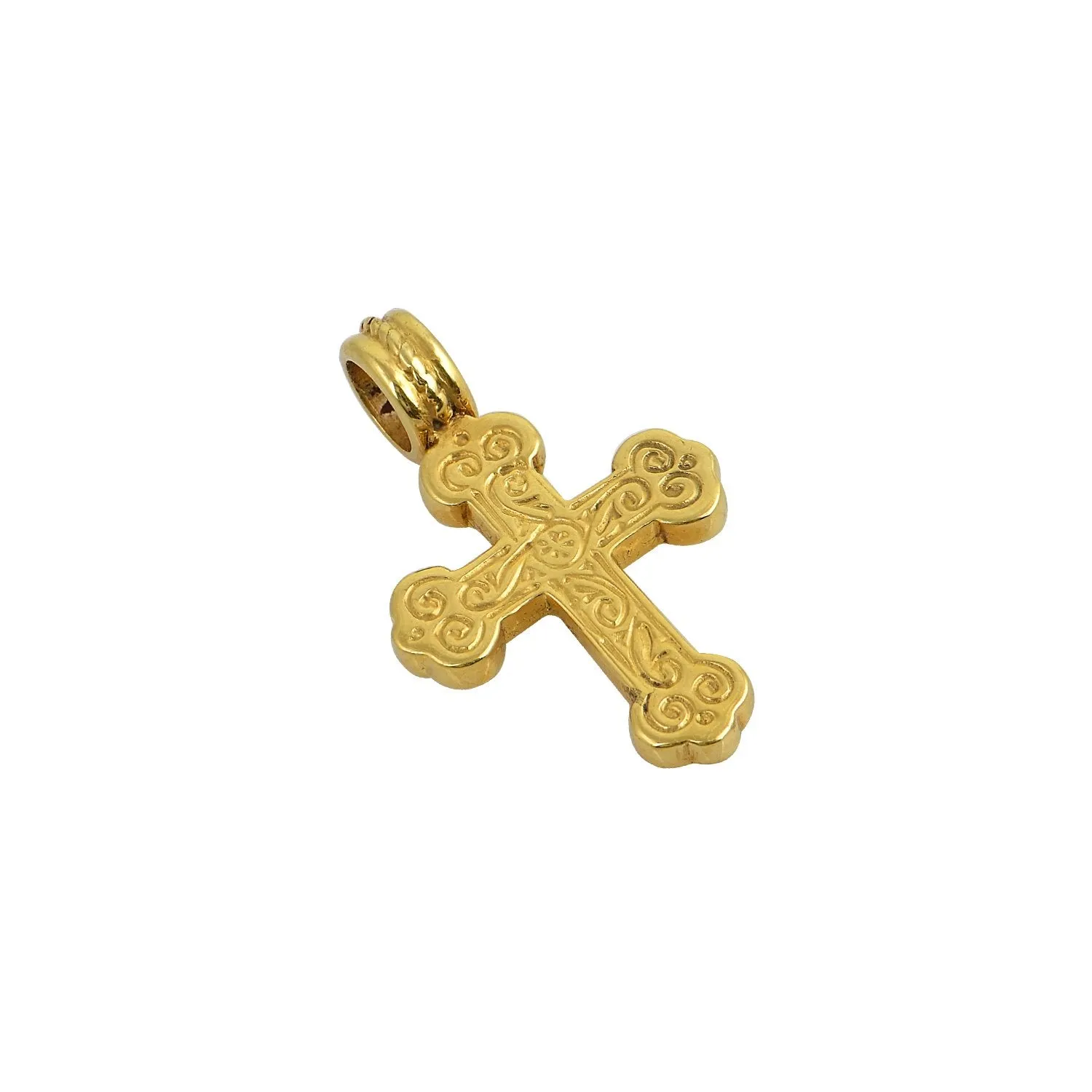 Trifolium Chanter Greek Orthodox Gold Cross