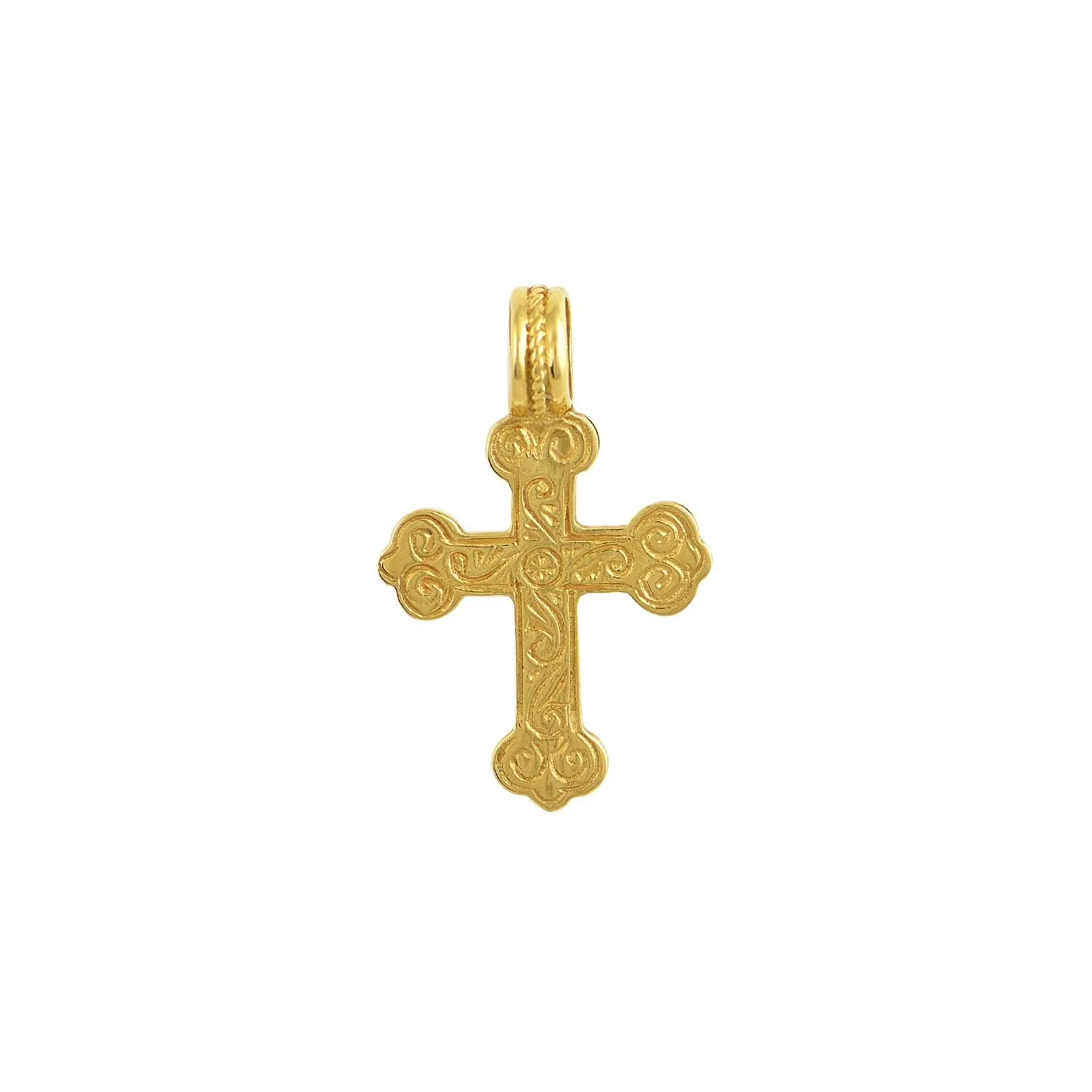 Trifolium Chanter Greek Orthodox Gold Cross