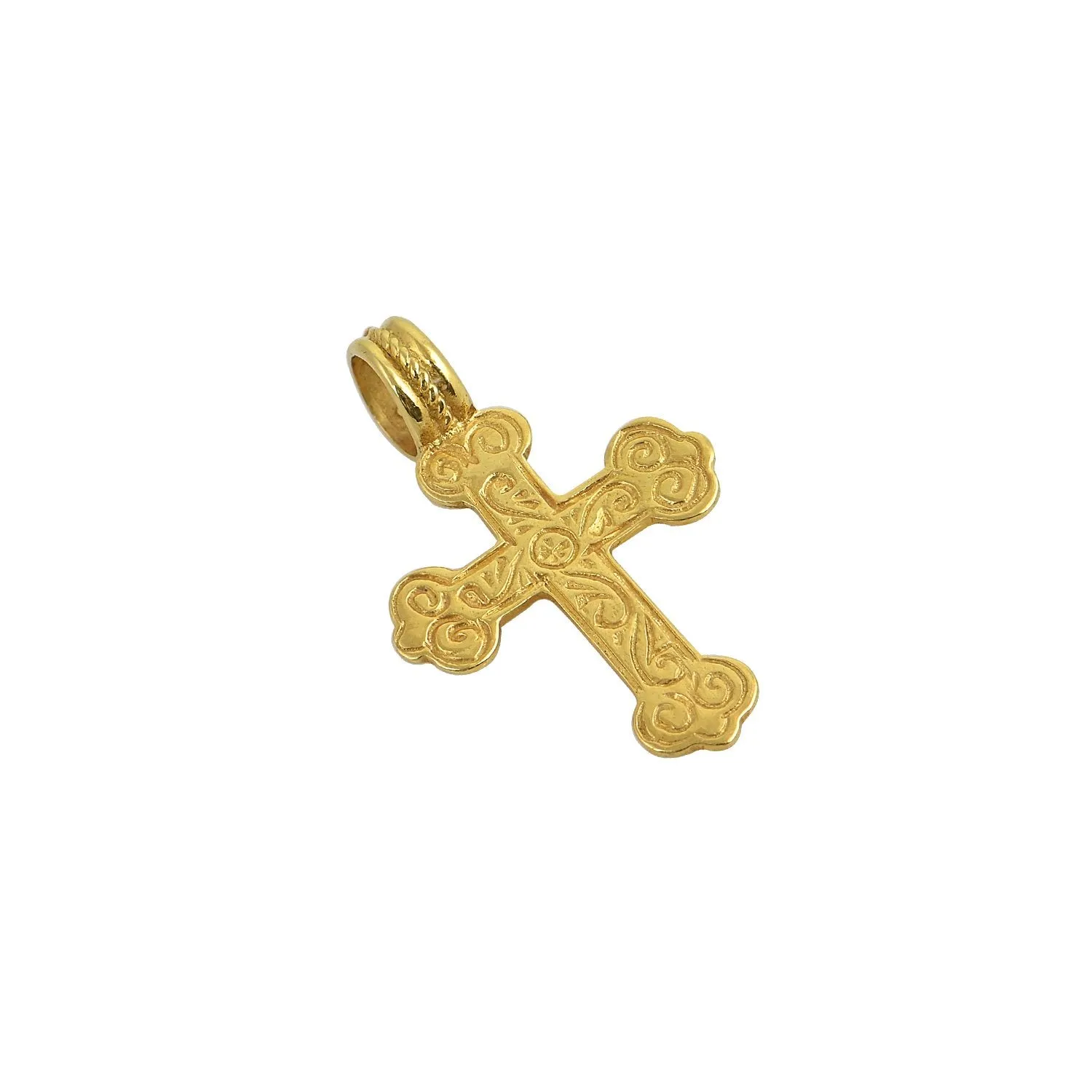 Trifolium Chanter Greek Orthodox Gold Cross