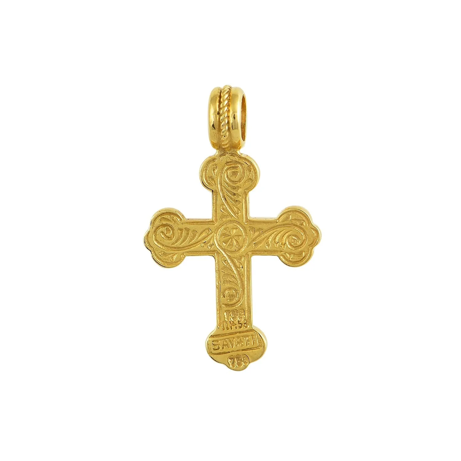 Trifolium Chanter Greek Orthodox Gold Cross