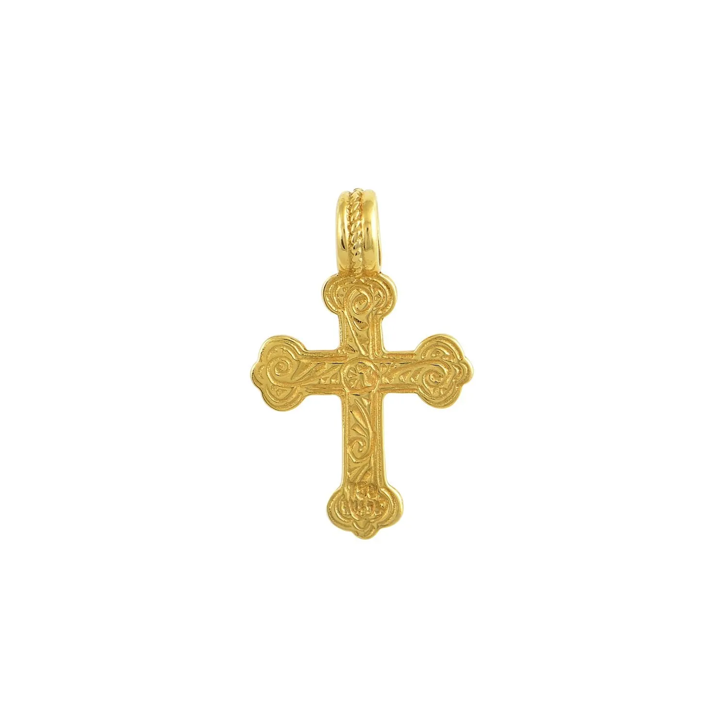 Trifolium Chanter Greek Orthodox Gold Cross