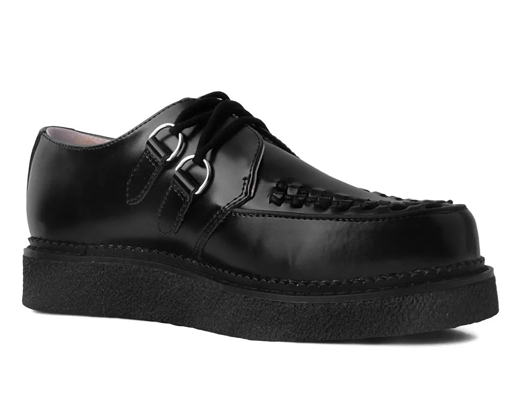 T.U.K BLACK LEATHER 1970 ORIGINAL CREEPER