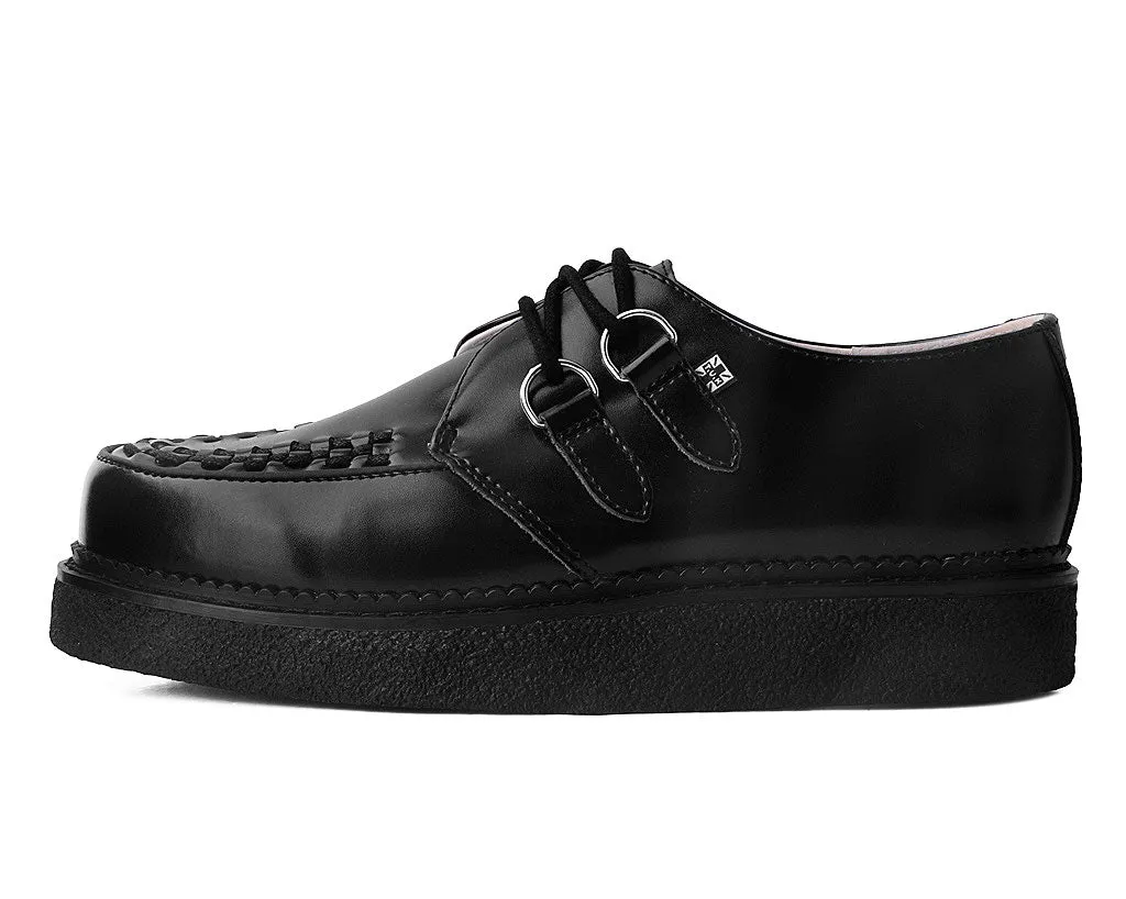 T.U.K BLACK LEATHER 1970 ORIGINAL CREEPER