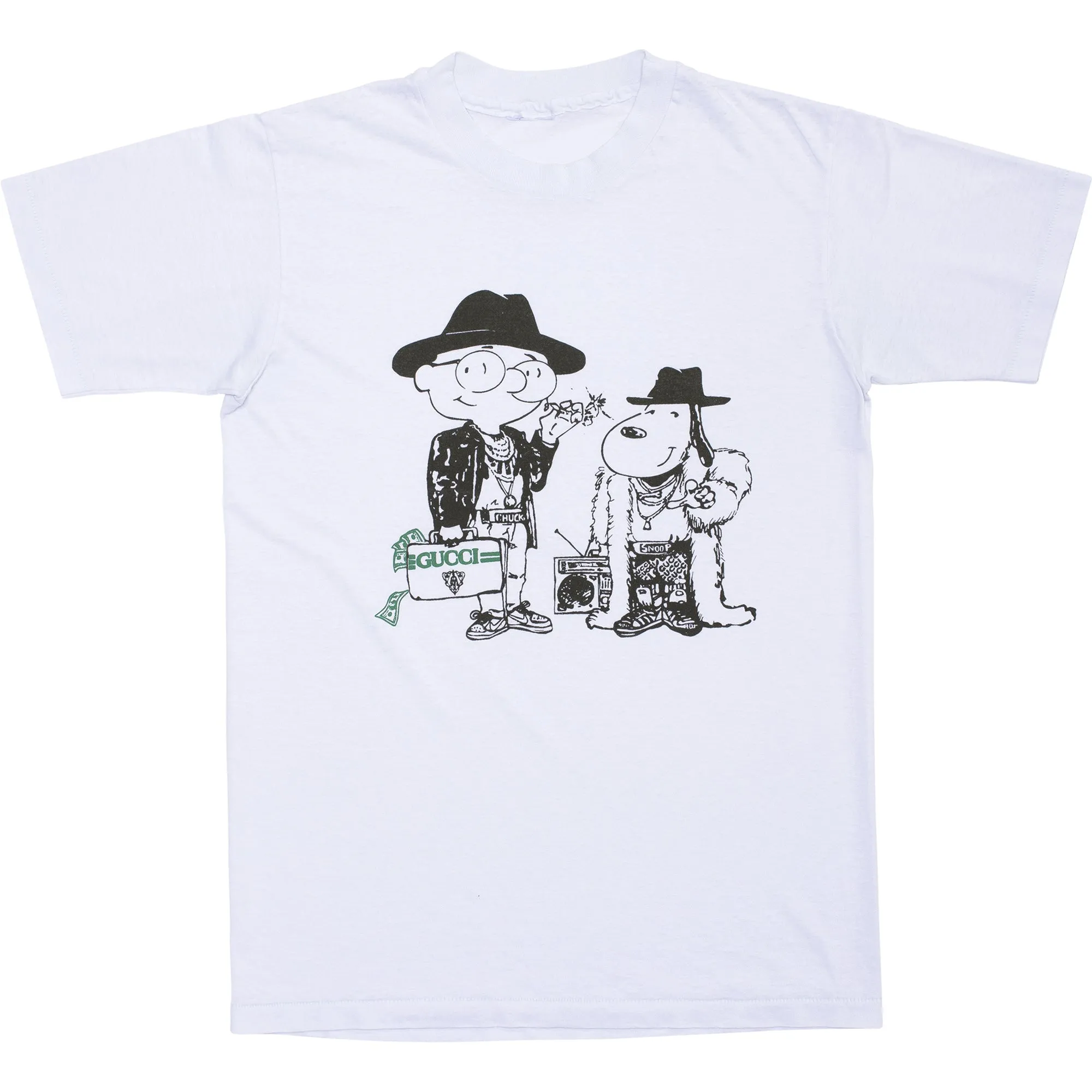 VINTAGE BOOTLEG PEANUTS GUCCI TEE