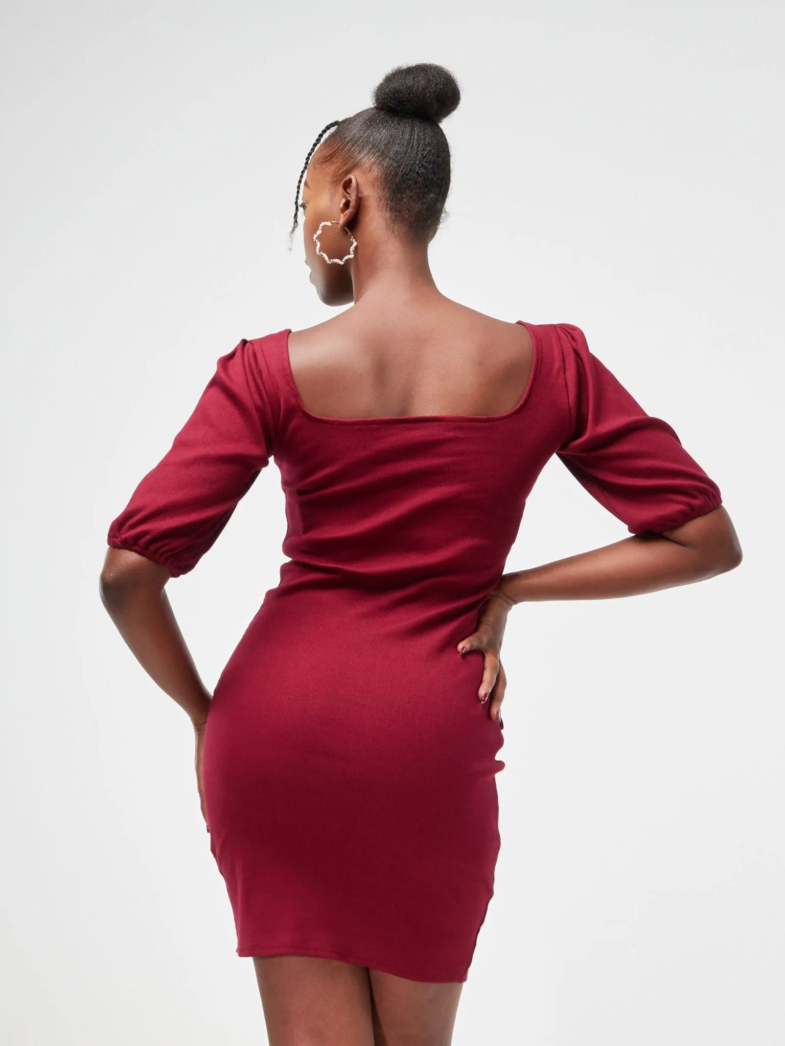 Zia Africa She's All That Dress - Burgundy